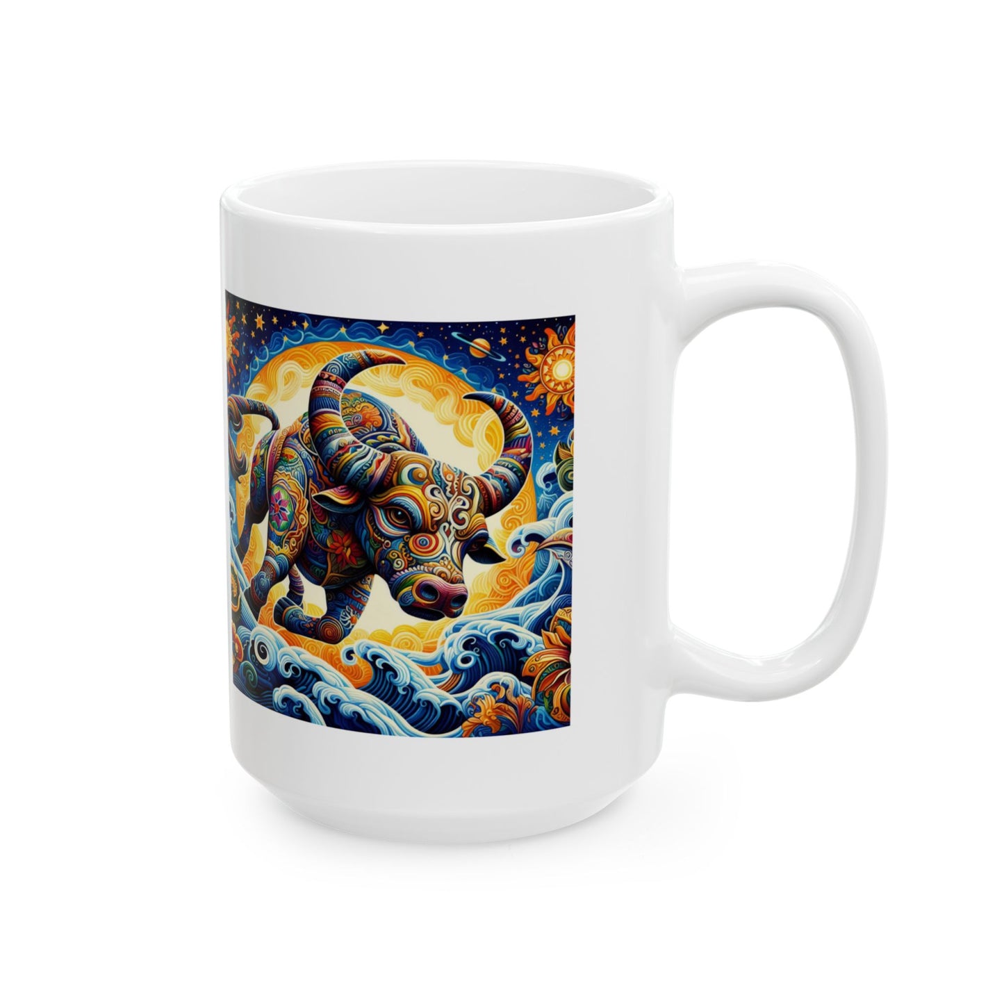 Taurus Ceramic Mug 11oz