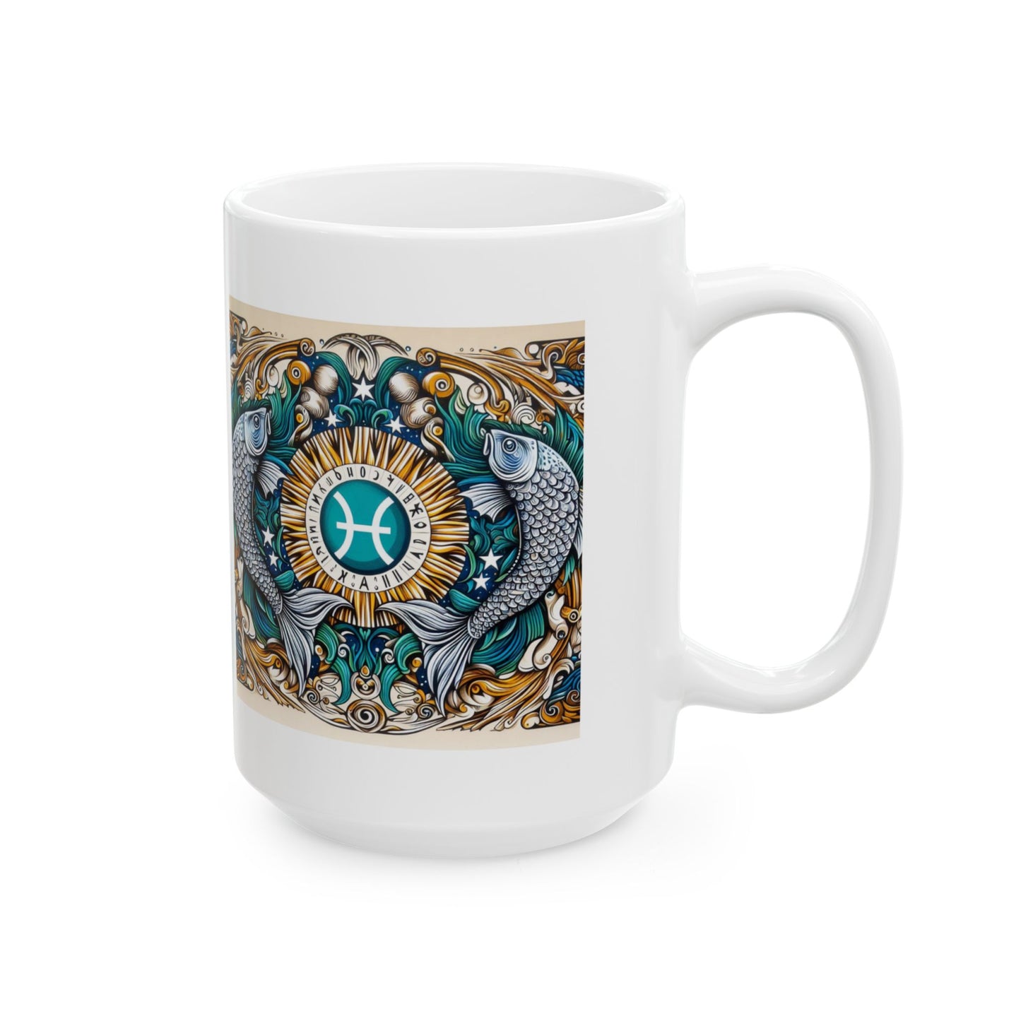 Pisces Ceramic Mug 11oz