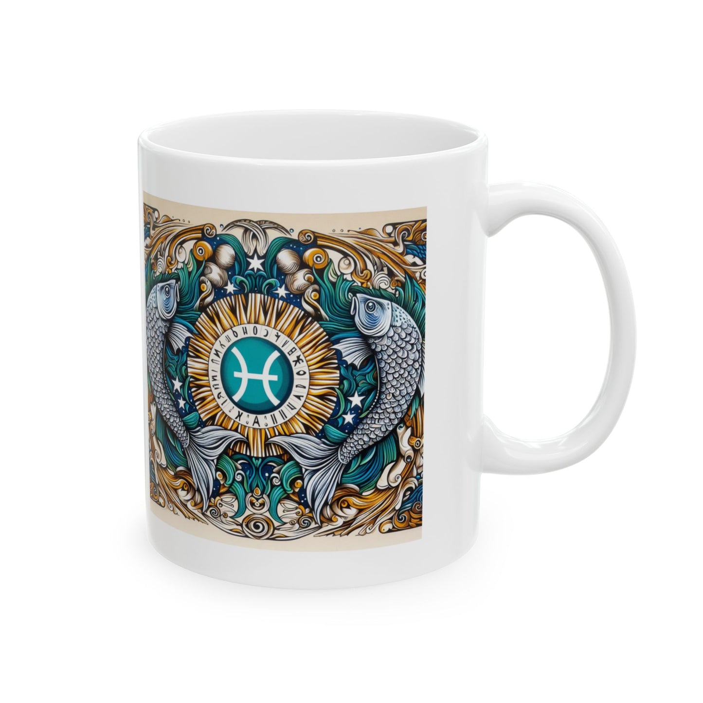 Pisces Ceramic Mug 11oz
