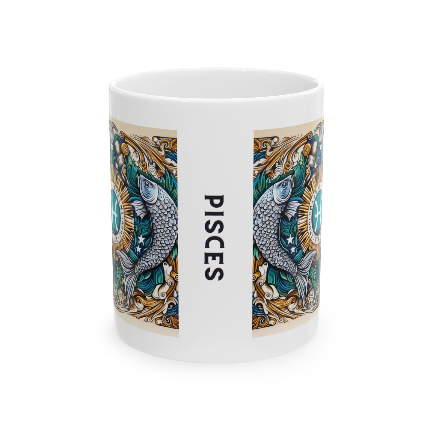 Pisces Ceramic Mug 11oz
