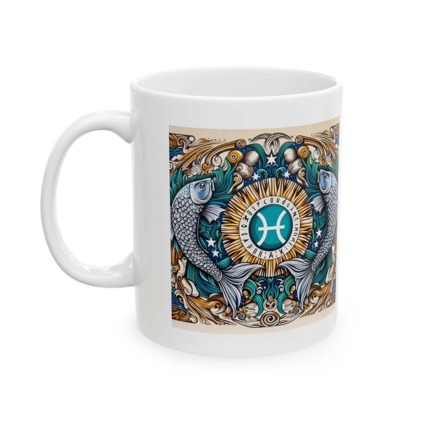 Pisces Ceramic Mug 11oz
