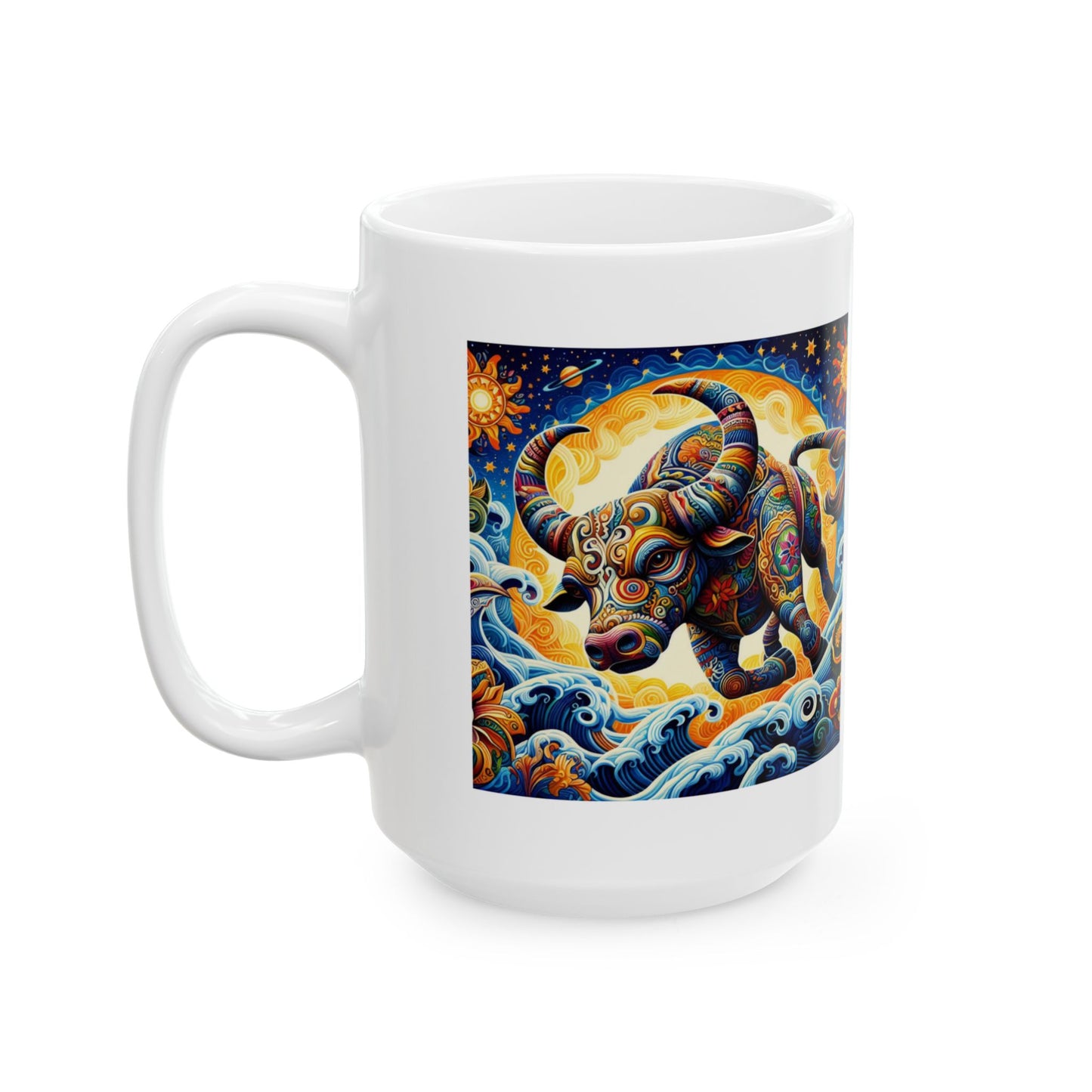 Taurus Ceramic Mug 11oz