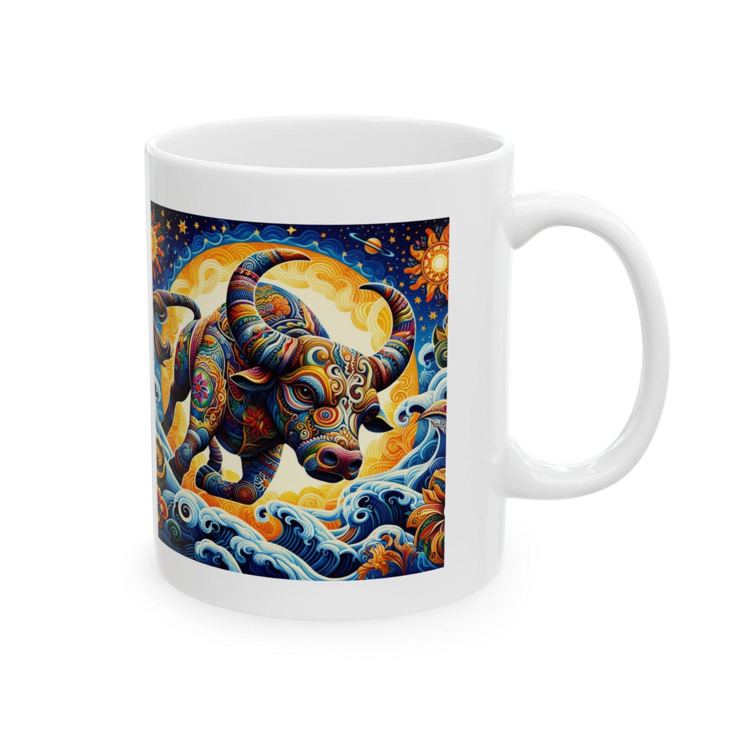 Taurus Ceramic Mug 11oz