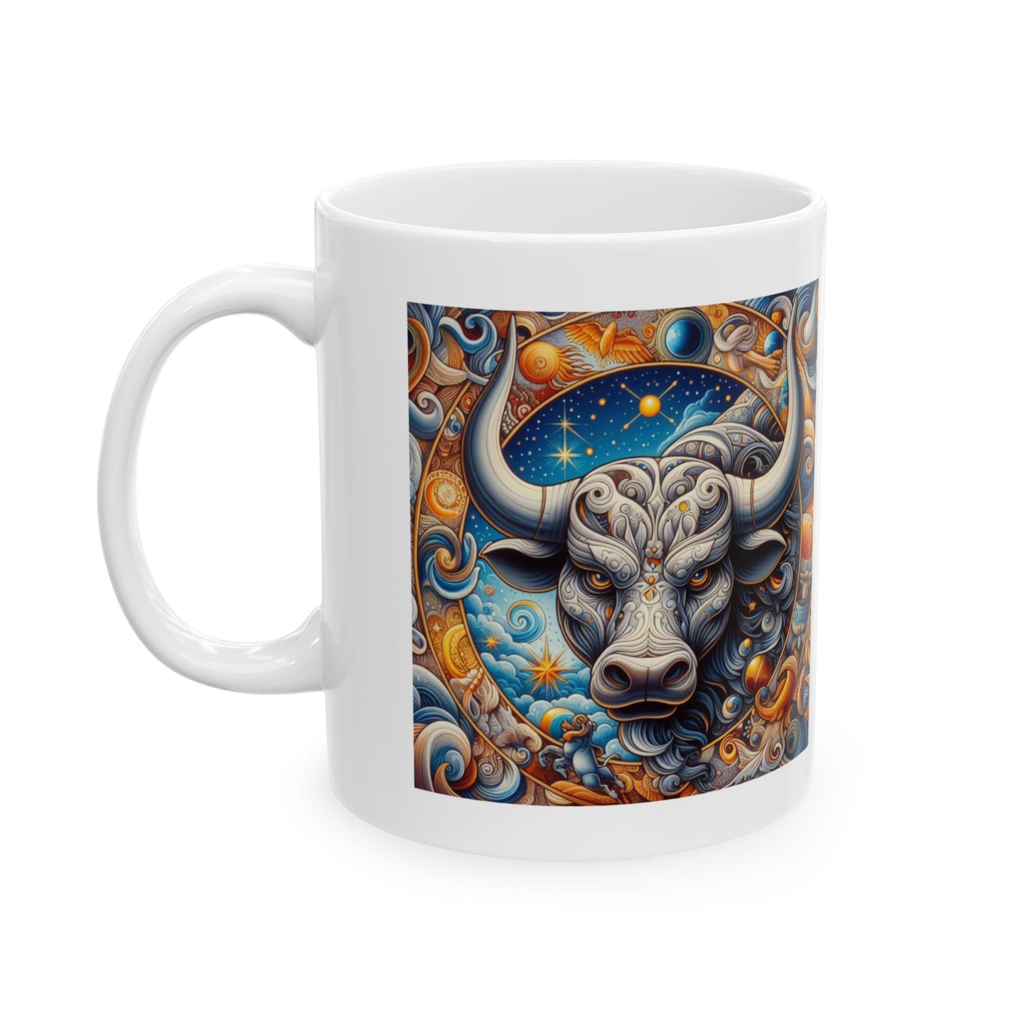 Taurus Ceramic Mug 11oz