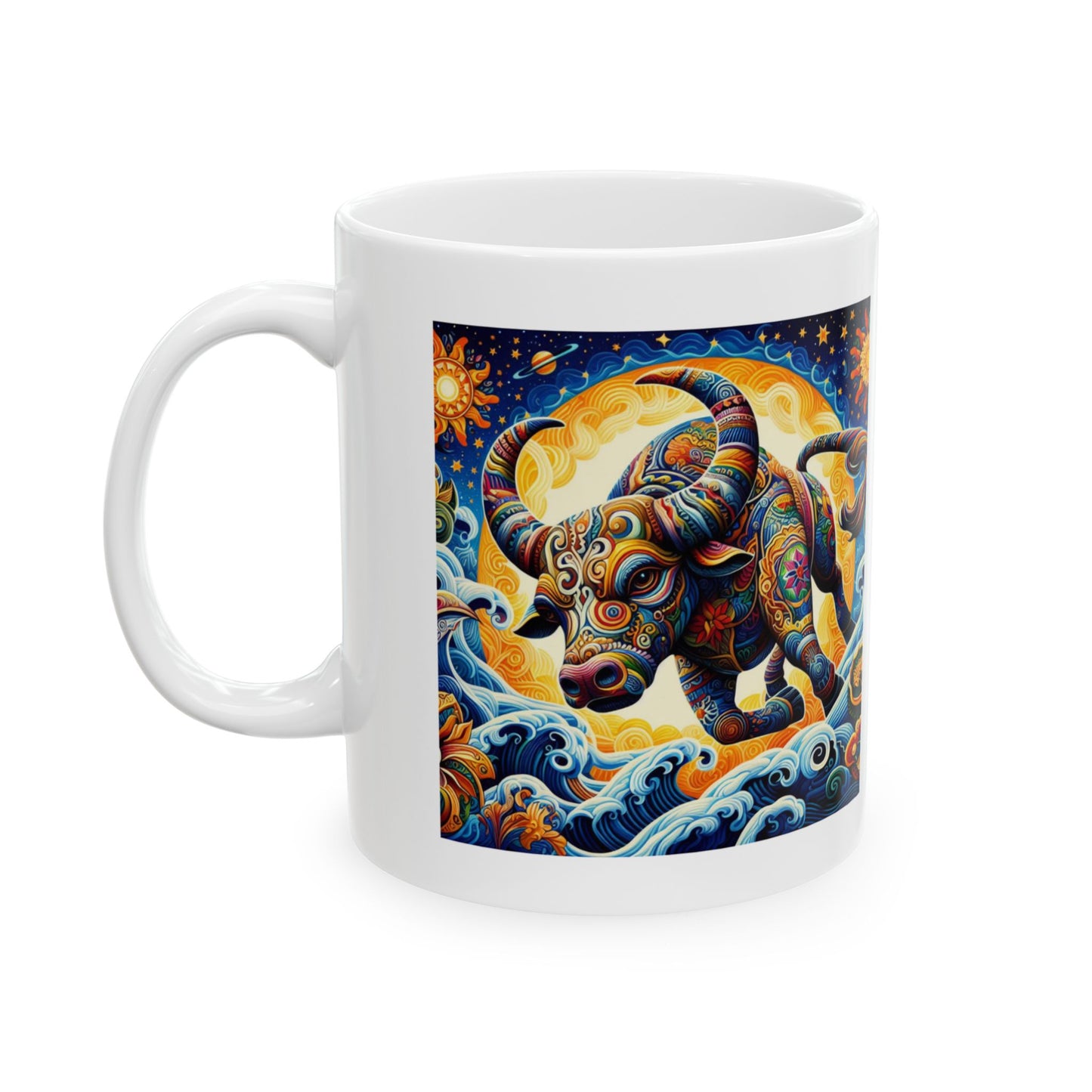 Taurus Ceramic Mug 11oz