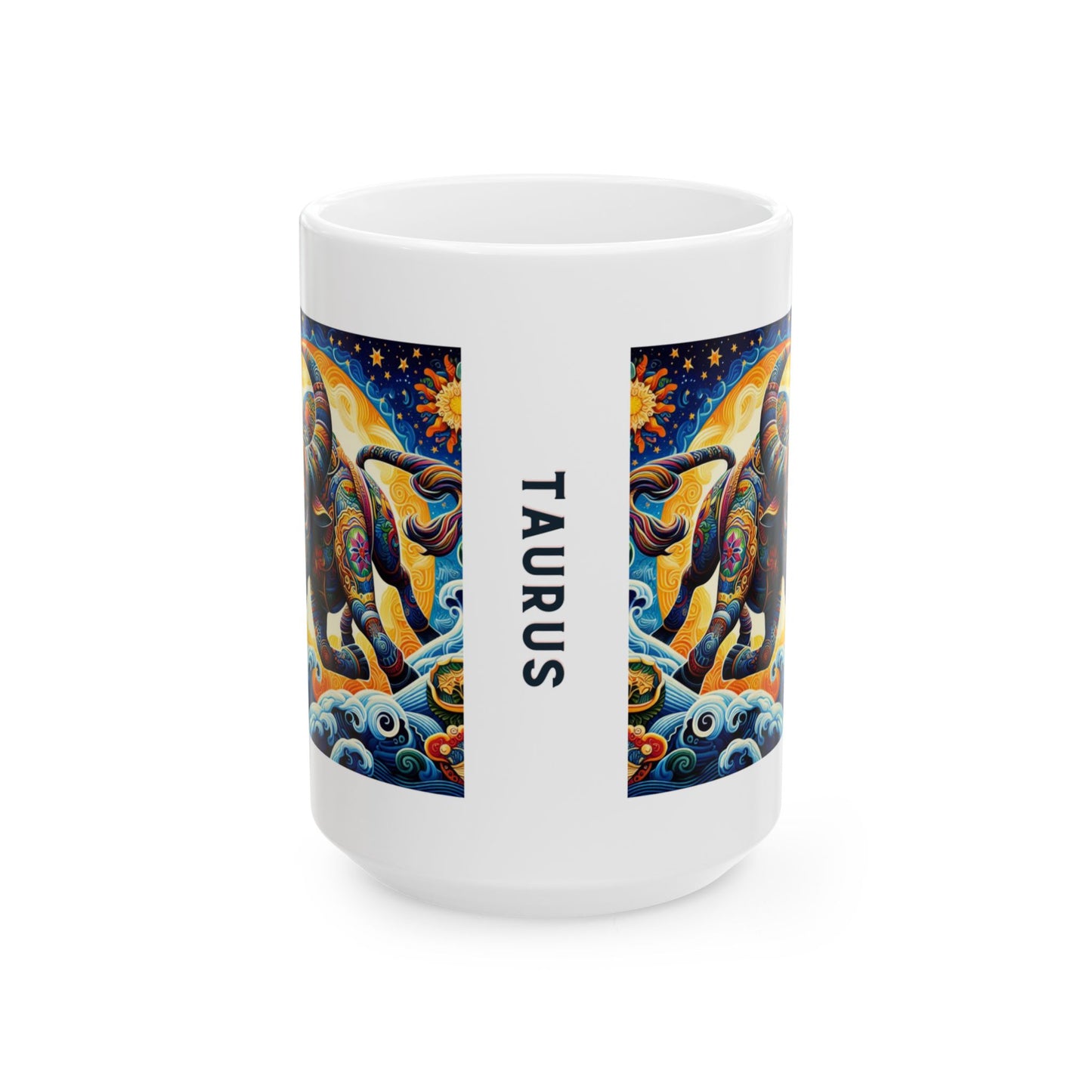Taurus Ceramic Mug 11oz