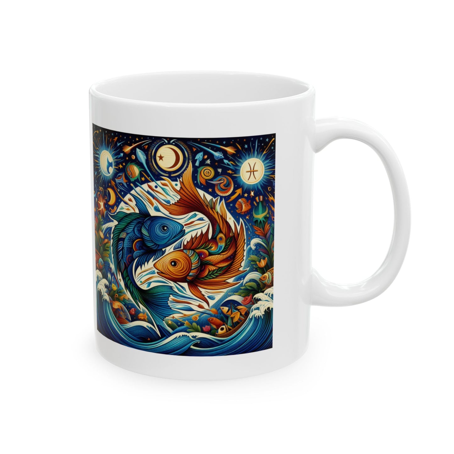 Pisces Ceramic Mug 11oz