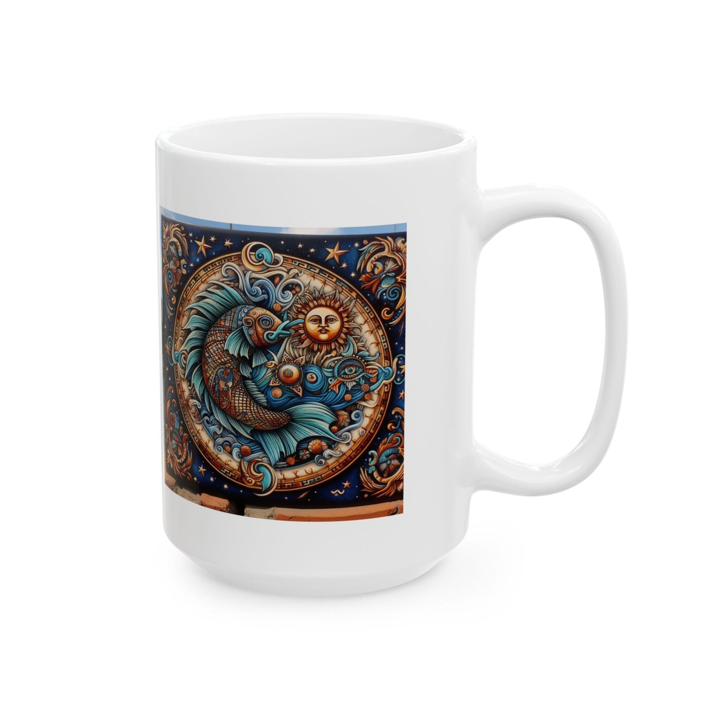 Aquarius Ceramic Mug 11oz