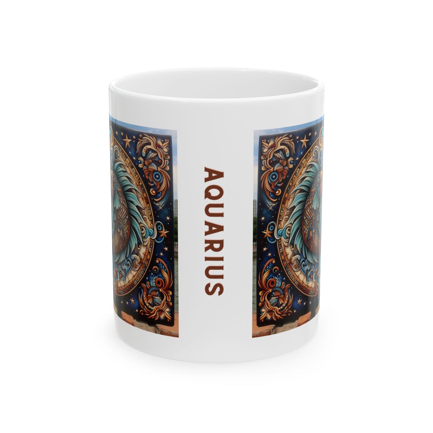 Aquarius Ceramic Mug 11oz