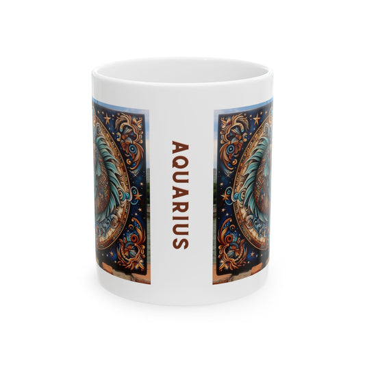 Aquarius Ceramic Mug 11oz