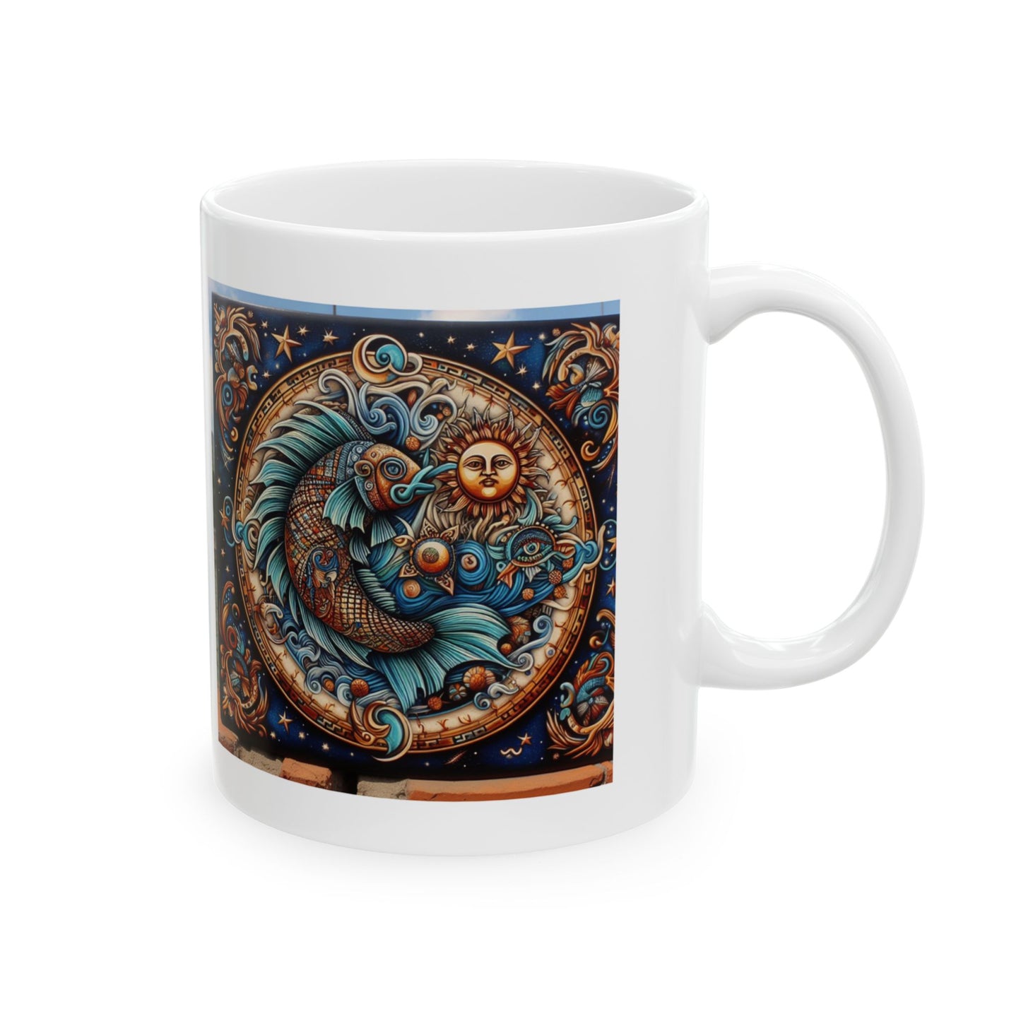 Aquarius Ceramic Mug 11oz