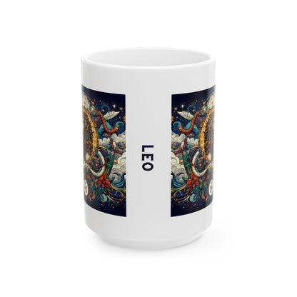 Leo Ceramic Mug 11oz