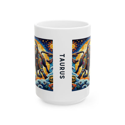 Taurus Ceramic Mug 11oz